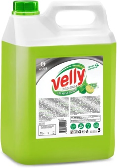 Средство для мытья посуды Grass Velly Premium лайм и мята, канистра 5 л 3