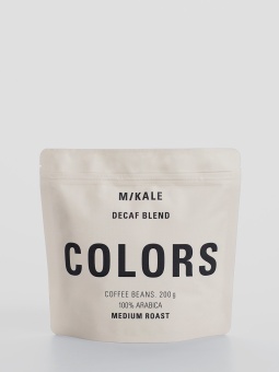 Без кофеина Mikale™ COLORS кофе в зернах, упак. 200 г.