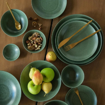 Тарелка Loveramics Studio 22 см D103-39BDG Soup Plate (Matte Dark Green), темно-зеленый 8