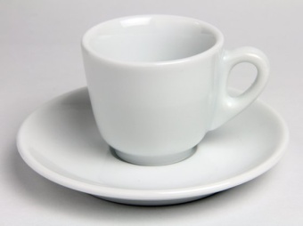 Кофейная пара для эспрессо Ancap Roma AP-16125, белый, объем 70 мл 2