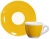 Кофейная пара для эспрессо Ancap Verona Millecolori AP-33011, желтый, деколь чашка, ручка, блюдце
