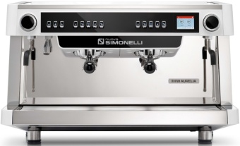 Кофемашина рожковая Nuova Simonelli NUOVA AURELIA VOL XT 2Gr 220V white+PID+high groups+LED+ Group Display+Double wall steam wand+ E-milk technology