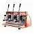 Кофемашина эспрессо леверная Victoria Arduino Athena Leva 3 groups Brass, корпус латунь