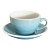 Кофейная пара Loveramics Egg голубой лёд 250 мл C088-118BIB / C088-146BIB Ice Blue (чашка и блюдце)