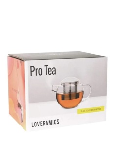 Чайник Loveramics Pro Tea C097-37A Clear с ситечком, прозрачный 600 мл. 9