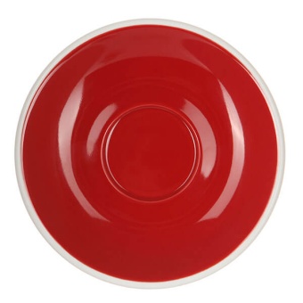 Кофейная пара LOVERAMICS Egg красный 150 мл C088-59BRE / C088-28BRE Red (чашка и блюдце) (2)