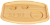 Поднос из дерева с держателем для мокки XLVI Wooden Moka Tray 33 x 3 x 23,5 cm