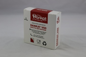 Фильтры бумажные белые для воронки DANKAT V60 упак. 100 шт pic 2