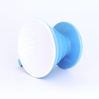 Воронка керамическая AnyBar V60-02 VK11000631B-LB, на 3-4 чашки, голубая