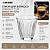 Стакан для эспрессо MHW-3BOMBER Wright Cup Espresso Shot Glass Transparent 200 мл G5053 