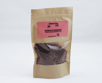 Малина со сливками GRIFFITHS TEA чай чёрный ароматизированный, упак. 50 гр. 2