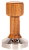 Темпер XLVI Walnut wood tamper 58 mm, stainless steel base