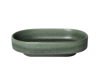 Тарелка Loveramics Tapas 14,5 см D114-09BDG Oval Bowl (S) (Matte Dark Green), темно-зеленый 1