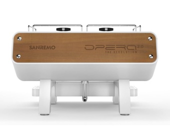 Кофемашина эспрессо рожковая Sanremo OPERA 2GR, автоматическая, стальная-белая 5