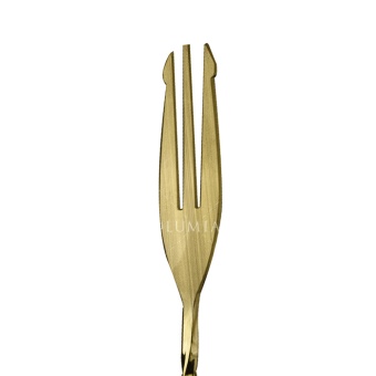 Барная ложка Lumian Trident fork L0012, цвет бронза, длина 40 см 2