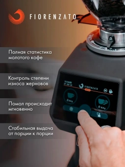 Кофемолка для эспрессо Fiorenzato F64 E Classic Gray