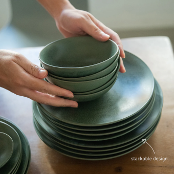 Тарелка Loveramics Studio 26 см D103-33BDG Dinner Plate (Matte Dark Green), темно-зеленый 7