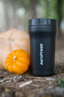 Дорожный кофейный стакан AeroPress Travel Coffee Tumbler, цвет: черный 15PMBK24-1