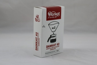 Фильтры бумажные неотбелённые DANKAT 2 для капельных кофеварок, размер №2 упак 100 шт pic 2