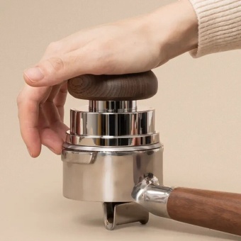 Темпер с калибровкой давления 58.4 mm, Timemore Pucks Temper, дерево, 70TTA001AA102