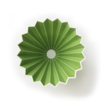 Воронка керамическая AnyBar Оригами VK11000631D-G, 3-4 чашки, зеленая 4