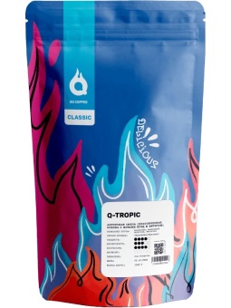 Q-Tropic QQ COFFEE (для эспрессо) кофе в зернах, упак. 200 г.
