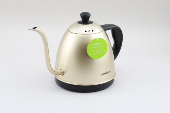 Чайник электрический с носиком goonseck LookYami LYM590W цвет золотой 800сс pic 5