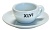 Набор из 6 пар (чашка и блюдце) XLVI Espresso cup