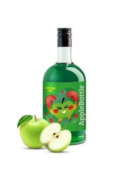 Зелёное яблоко сироп Apple Battle LIQUID JOY бутылка стекло 700 мл 1