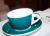 Кофейная пара для эспрессо Ancap Verona Millecolori AP-33009, морская волна, деколь чашка, блюдце 6