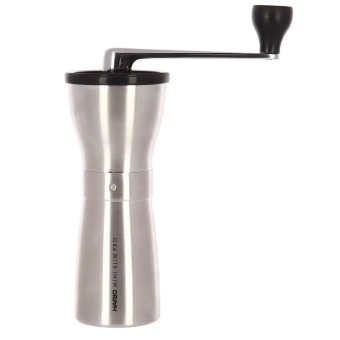 Кофемолка ручная Hario MMSP-1-HSV Mini SlimPRO цвет серебро 1