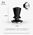 Темпер для кофе эспрессо MUVNA Infinitely Adjustable Knob 51 мм, черный, плоский