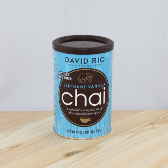 Чай Латте Elephant Vanilla DAVID RIO смесь на основе экстрактов чая жб 398 гр (1)