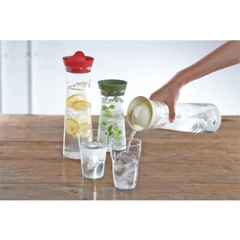 Кувшин с крышкой Hario Water Jug WJ-10-R, стекло, емкость 1000 мл 2