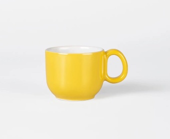 Чашка MÖWE Hen 200 Handle Yellow - американо, фильтр, флэт-уайт