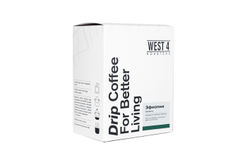 Эфиопия Хамбела WEST 4 ROASTERS кофе молотый в ДРИП-ПАКЕТАХ, упак. 7 шт.
