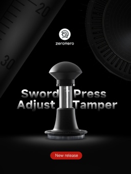 Темпер для кофе ZeroHero Sword Press Adjustable Calibrated Pressure Tamper 58 мм. регклируемое давление 15–30 lbs