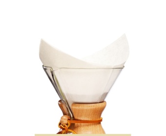 Фильтры Chemex FS-100 для Кемекс, квадратные бумажные сложенные, белые, упак. 100 шт. (1)