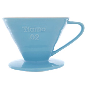 Воронка керамическая Tiamo HG5544BB, голубая