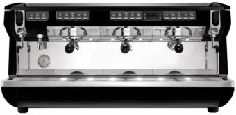 Кофемашина эспрессо рожковая Nuova Simonelli Appia Life 3 groups V Black автоматическая, цвет чёрный (1)