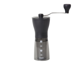 Кофемолка ручная Hario MSS-1DTB Mini-Slim plus, керамические жернова