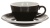 Кофейная пара Loveramics Egg Лаврамикс Black (чашка и блюдце), черный 200 мл.
