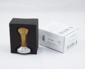Темпер Ø58 мм MOTTA OLIVE 320-00 плоское стальное основание, ручка из оливкового дерева 8