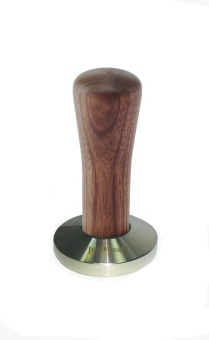Темпер для кофе D57 JoeFrex Classic hcnbc57, рукоятка из дерева орех, выпклый, сталь