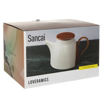 Чайник Loveramics Sancai D104-10A 1000 мл с ситечком, карамель (Caramel) 5