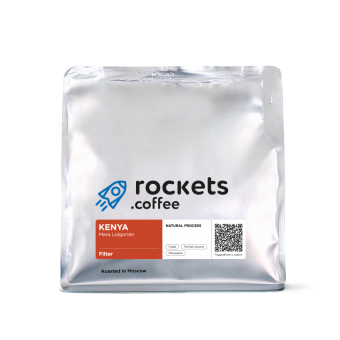 Kenya Mara Lolgorien ROCKETS COFFEE (под фильтр) кофе в зернах, упак. 250 г.