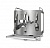Кофемашина эспрессо рожковая Sanremo CUBE V A 1GR, полуавтоматическая, стальная-черная