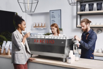 Кофемашина эспрессо рожковая Rancilio RS1 TALL, 3 высокие группы, цвет черный 11