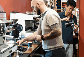 Как персонал должен работать с профессиональной кофемашиной