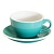 Кофейная пара Loveramics Egg бирюзовый 250 мл C088-98BTE / C088-14BTE Teal (чашка и блюдце)